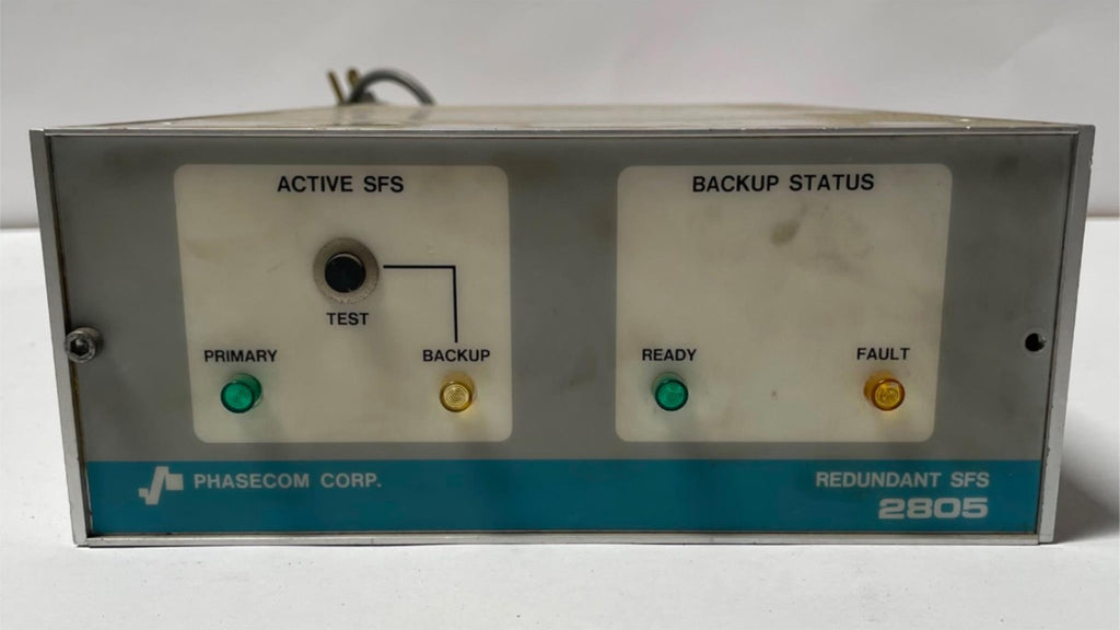 PHASECOM CORP SFS 2805 Solid State Source 6MHZ Umodulated Reference Signal