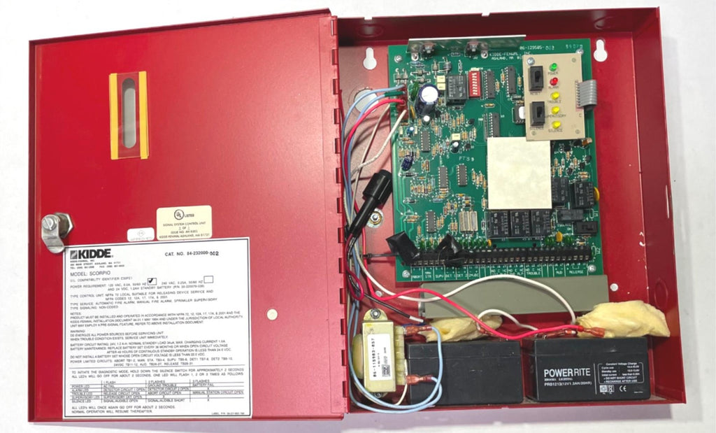 Kidde Fenwal Scorpio 06-231865-786 Fire Suppression Alarm Control W/ Batt