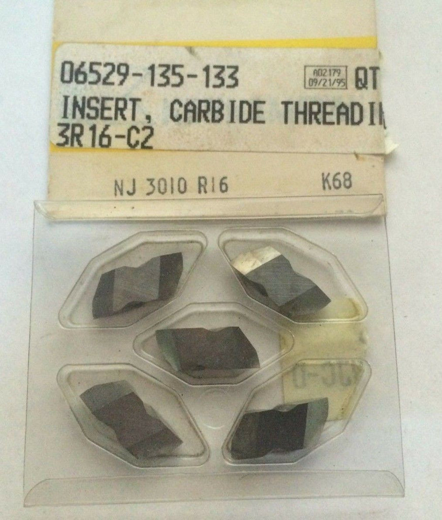 5 Pcs KENNAMETAL NJ 3010 R 16 K 68 Mill Lathe Carbide Inserts Grooving Tools New