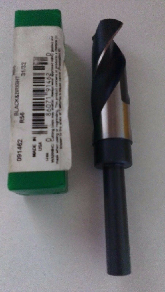 Black & Bright S & D Precision Twist Drill 1/2" Shank 31/32 HSS R56 091462 New