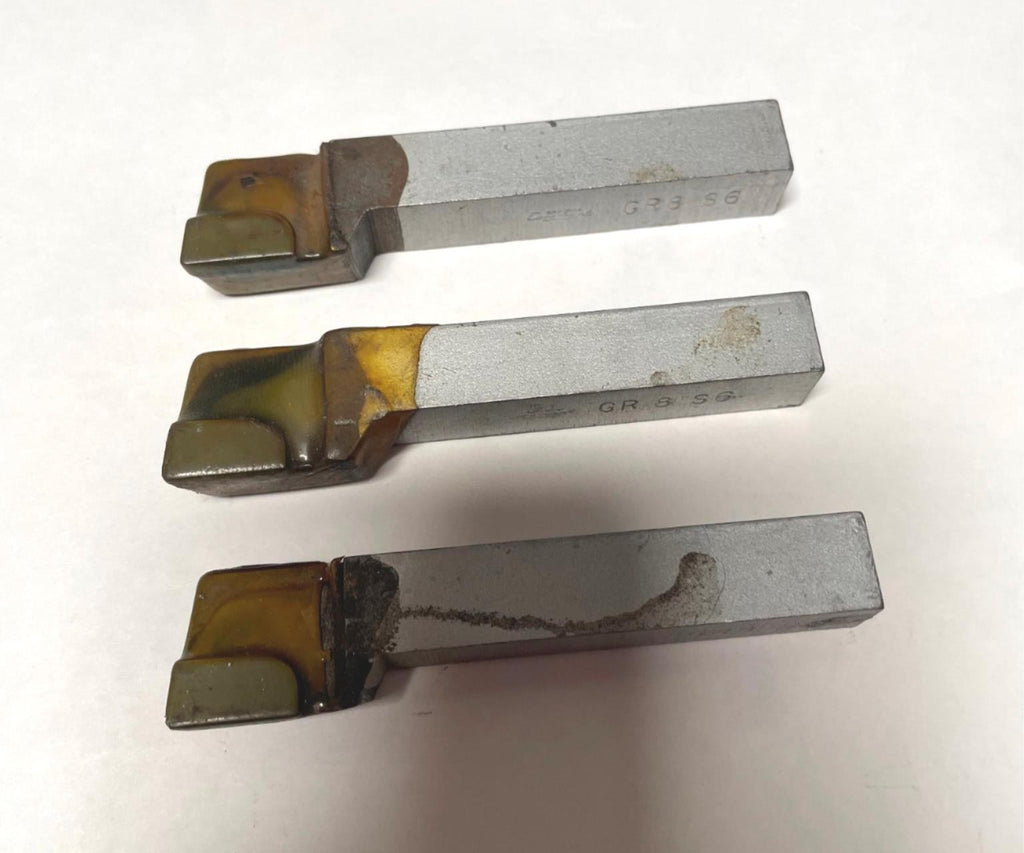 Sandvik Coromant Brazed Tipped Carbide Lathe Tool Bit 1/2" Shank GR8 S6 Lot of 3