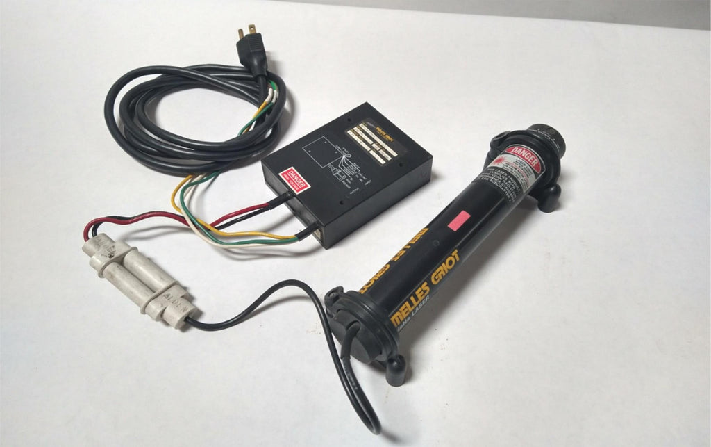 Melles Griot HeNe Laser 05-LHR-911 with 05-LPM-379-1 5mW Power Supply