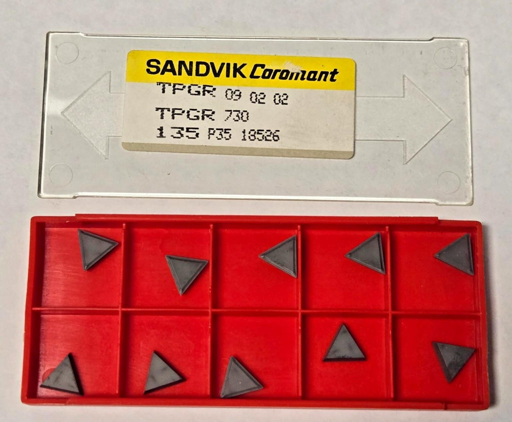 10 Pcs SANDVIK Coromant TPGR 730 135 P35 09 02 02 Lathe Carbide Inserts New