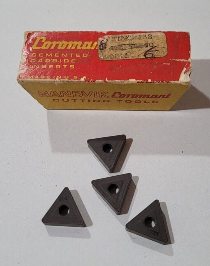 4 Pcs SANDVIK Coromant TNMG 432 1025 Cutting Tools Carbide Inserts