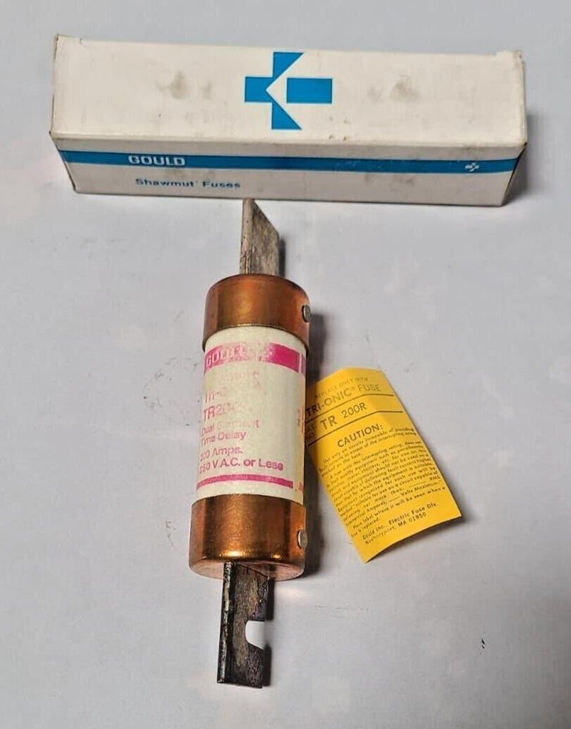 New Gould Ferraz Shawmut TR200R 200 Amp RK5 Fuse 200 250V NIB FREE SHIPPING