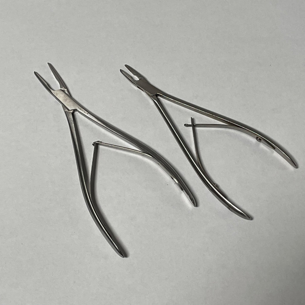 Lot of 2 Ronguer Forcepts Medical Surgical Pliers V. Mueller AU-11370 Unbranded