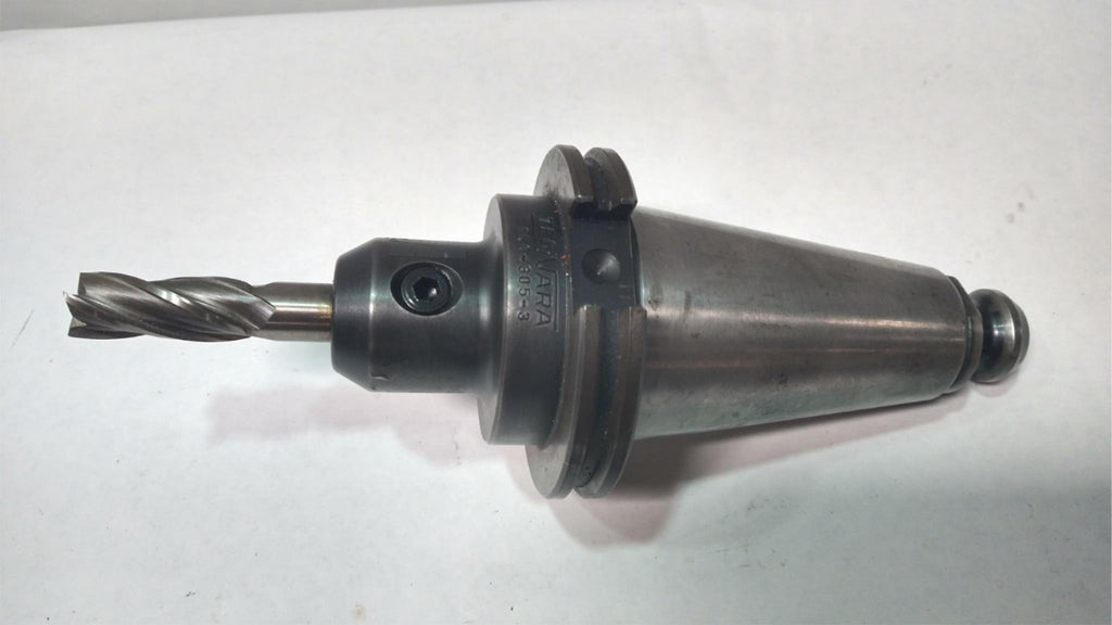 TECNARA 5/8" CAT50 4 Flutes End Mill CNC Tool Holder 150-305-3 Japan 3" Proj