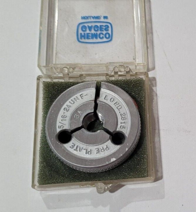 5/16-24 UNF-3A NO GO Thread Ring Gage LO P.D. .2815