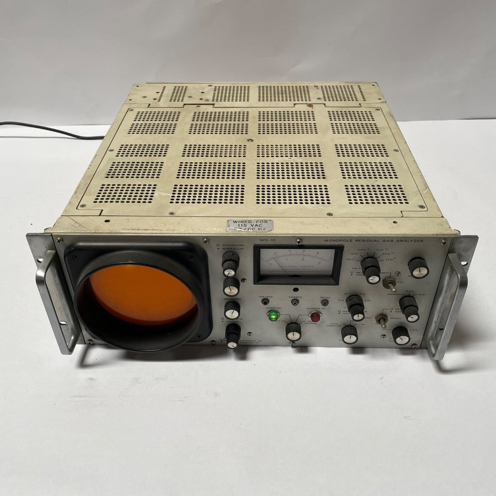 VEECO Instruments spi-10 Monopole Residual Gas Analyzer Vintage Lab Equipment