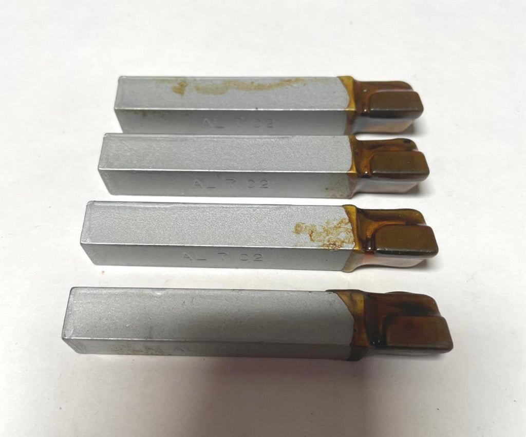 ACT Brazed Tipped Carbide Lathe Tool Bit 7/16" Shank AL 7 C2 USA Made Lot of 4
