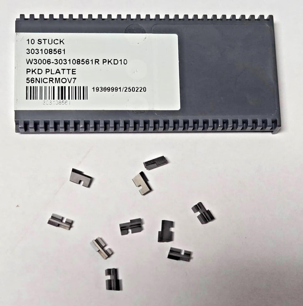 W3006-303108561R PKD10 56NICRMOV7 PKD PLATTE Grooving Lathe Carbide Inserts