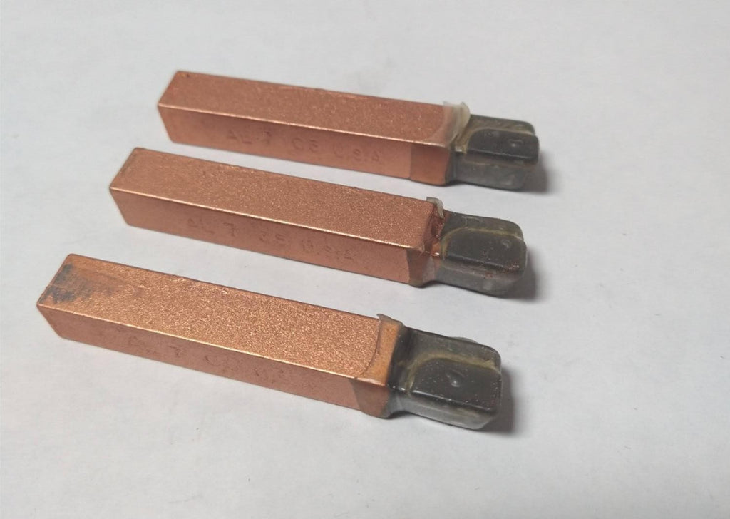 ACT Brazed Tipped Carbide Lathe Tool Bit 7/16" Shank AL 7 C6 USA Made Lot of 3