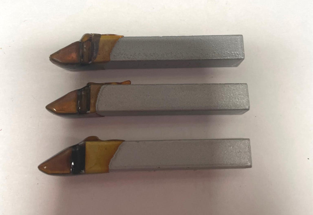 ACT Brazed Tipped Carbide Lathe Tool Bit 5/16" Shank ER5 C2 USA Made Lot of 3