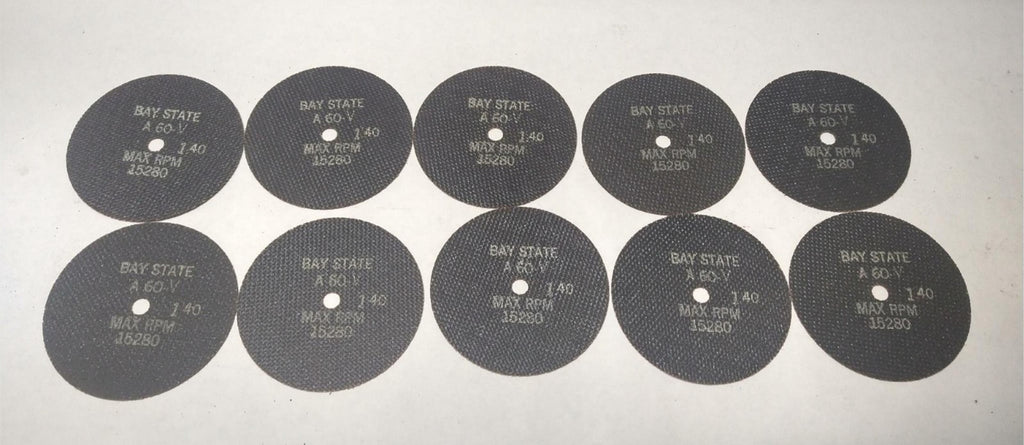 4x035x3/8 Bay State Abrasive Grinding Cut-Off Disc Wheel A60 V6 BG2AL USA 10Pcs