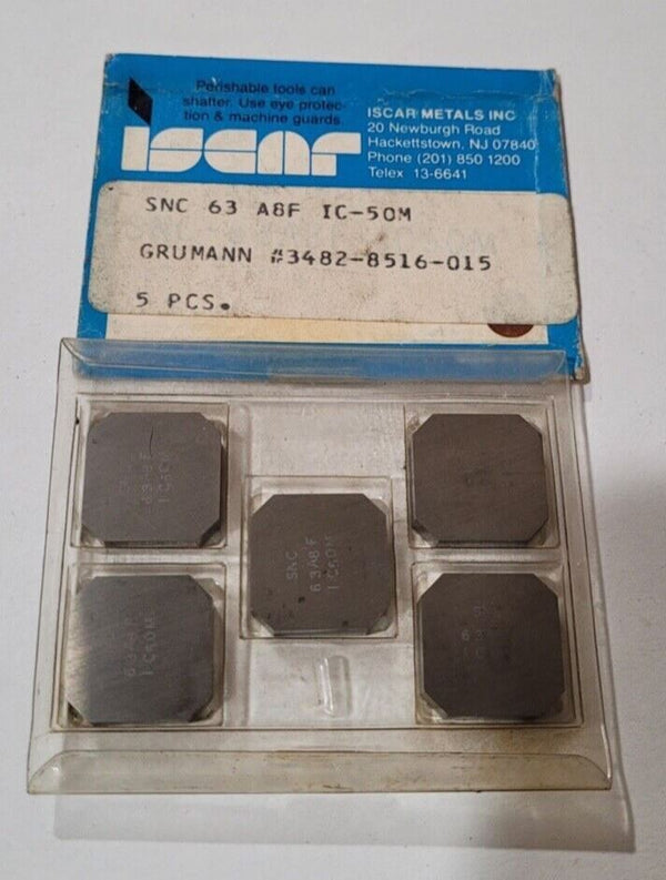 5 Pcs Iscar SNC 63 A8F IC-50M Indexable Carbide Inserts