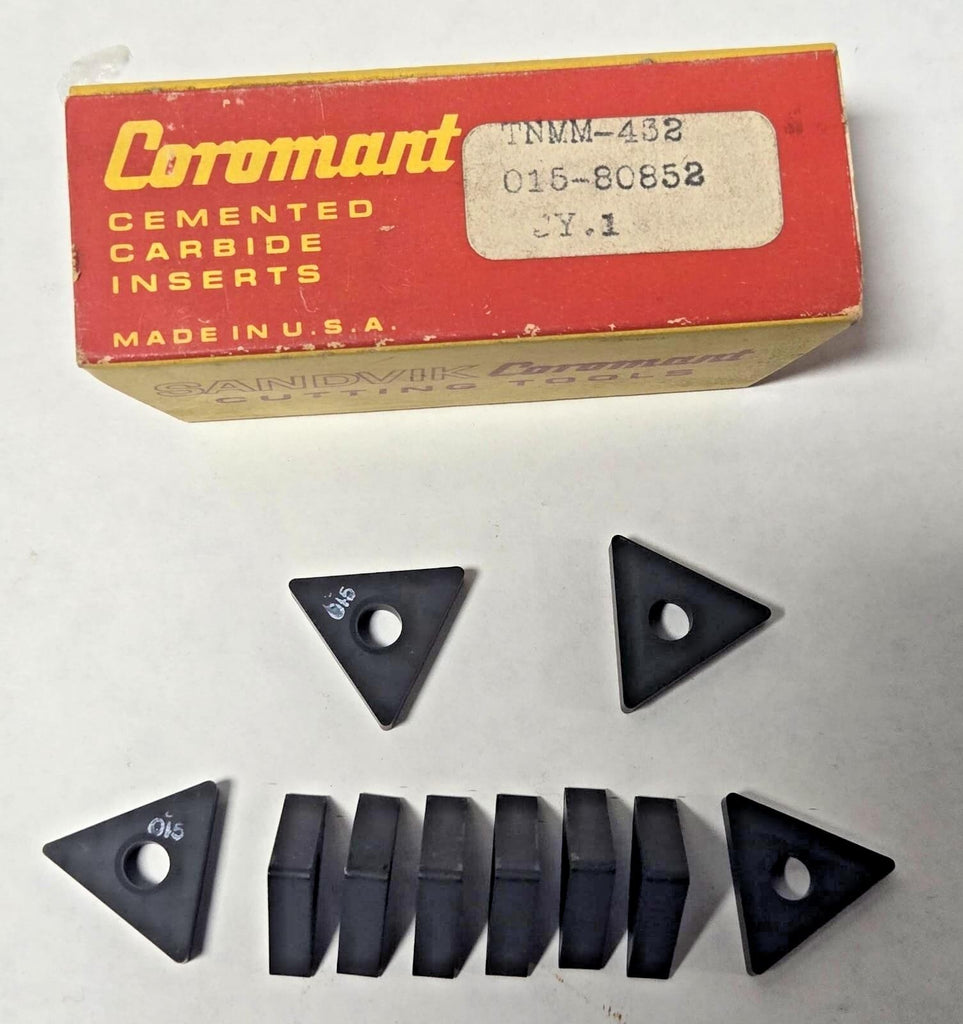 SANDVIK Coromant TNMM 432 015 Lathe Carbide Inserts 10 Pcs New