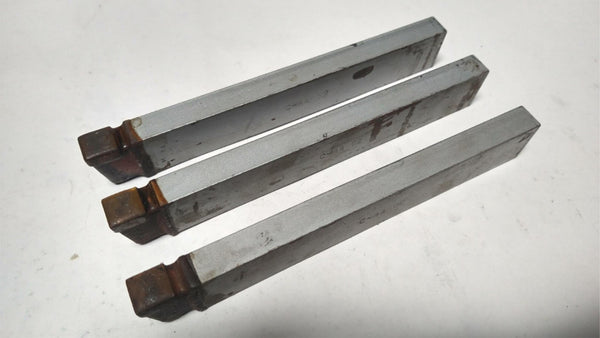 ACT Brazed Tipped Carbide Lathe Tool Bit 1/2" x 1" C-44 C2 USA Made Lot of 3