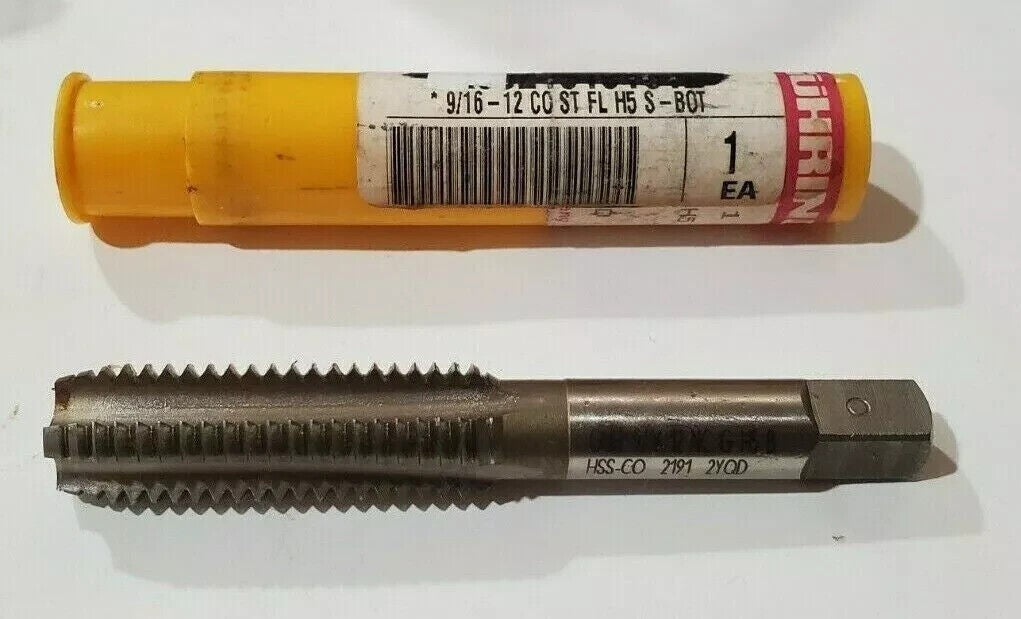 GUHRING Tap 9/16-12 CO ST FL H5 S-BOTT HSS 2191 2YQD