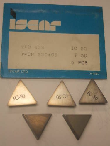 ISCAR TPU 432 220404 IC 50 P30 Carbide Inserts 5 Pcs Lathe Mill Turning Tools