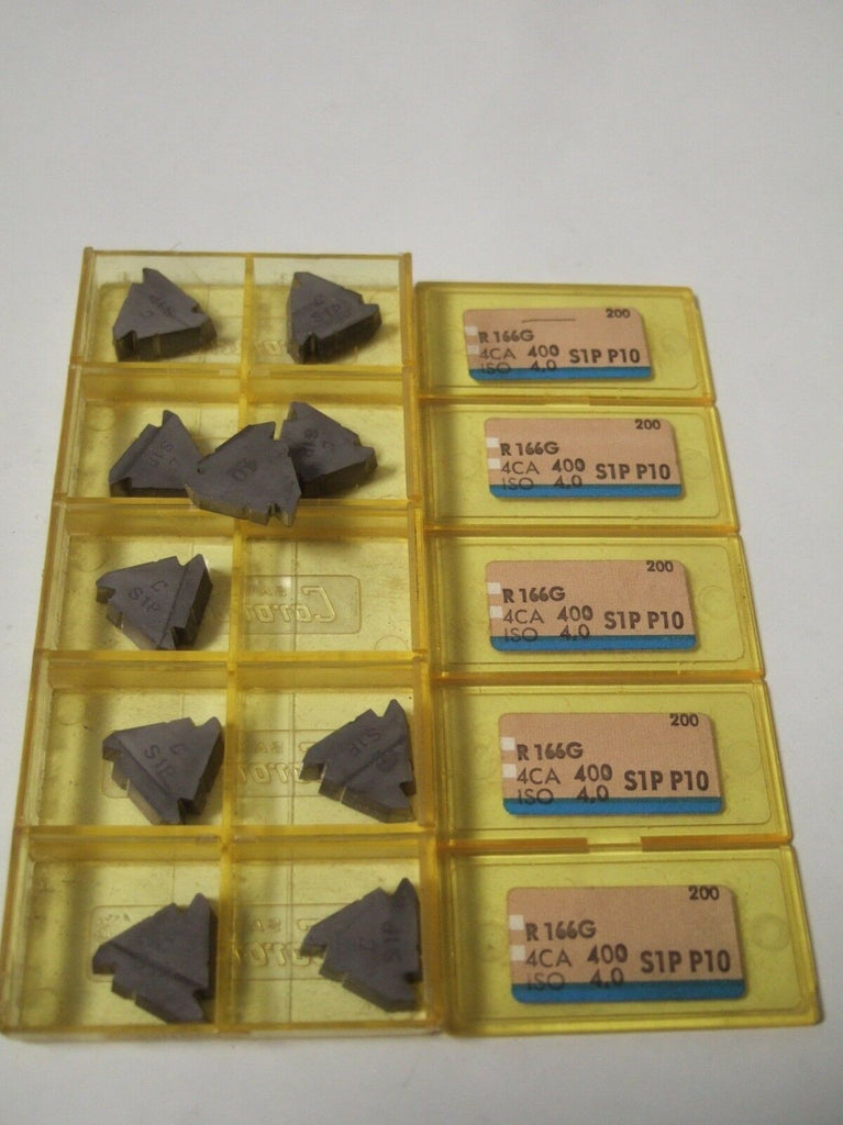 SANDVIK Coromant R166G 4CA 400 ISO 4 0 S1P P10 Threading Lathe Carbide Inserts