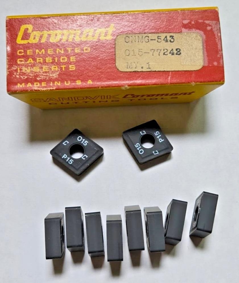 SANDVIK Coromant CNMG 543 015 77242 MY 1 Lathe Carbide Inserts 10 Pcs New