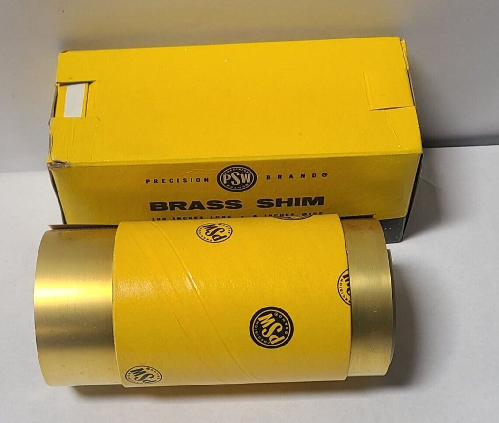 PRECISION BRAND S-7 .007" Thick Brass Metal Shim Stock