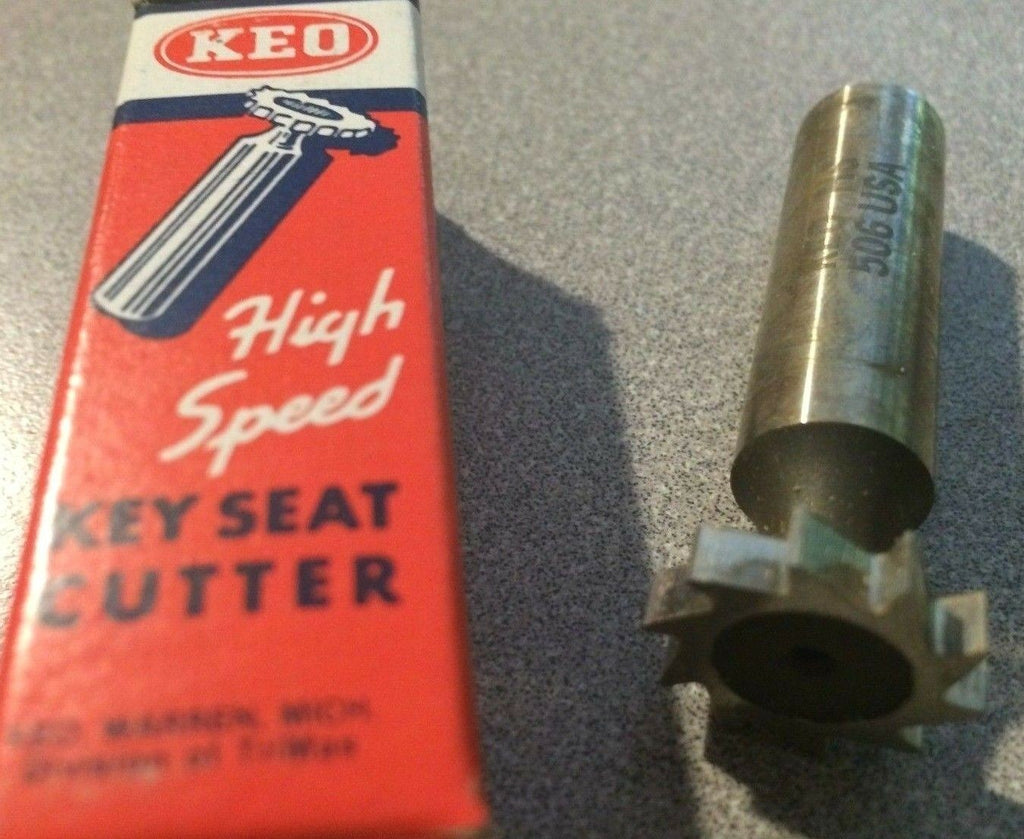 KEO High Speed 506 Woodruff Key Seat Cutter 3/4" x 5/32" x 2 5/32" Brand New