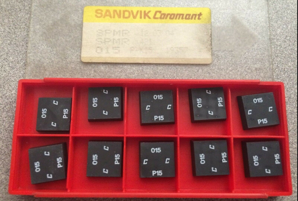 SANDVIK Coromant SPMR 421 12 03 04 015 P-K15 Lathe Mill Carbide Inserts 10 Pcs