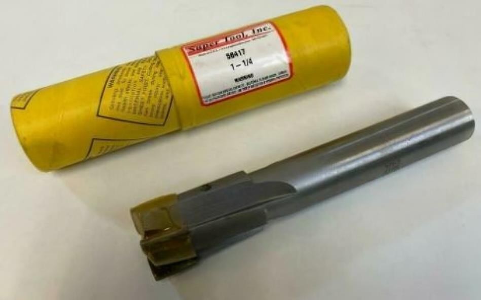 SUPER TOOL 56417 Counterbore 1-1/4" Diameter Carbide Tipped 4 Flute USA Made New