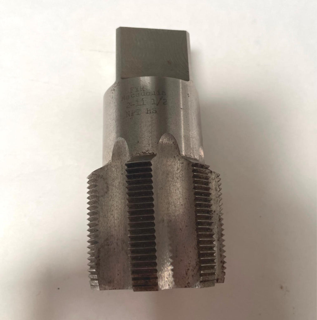 FYR Macedonia HS Pipe Tap 2-11 1/2 NPT Thread Taper Machinist Tool