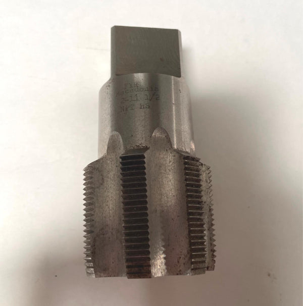 FYR Macedonia HS Pipe Tap 2-11 1/2 NPT Thread Taper Machinist Tool