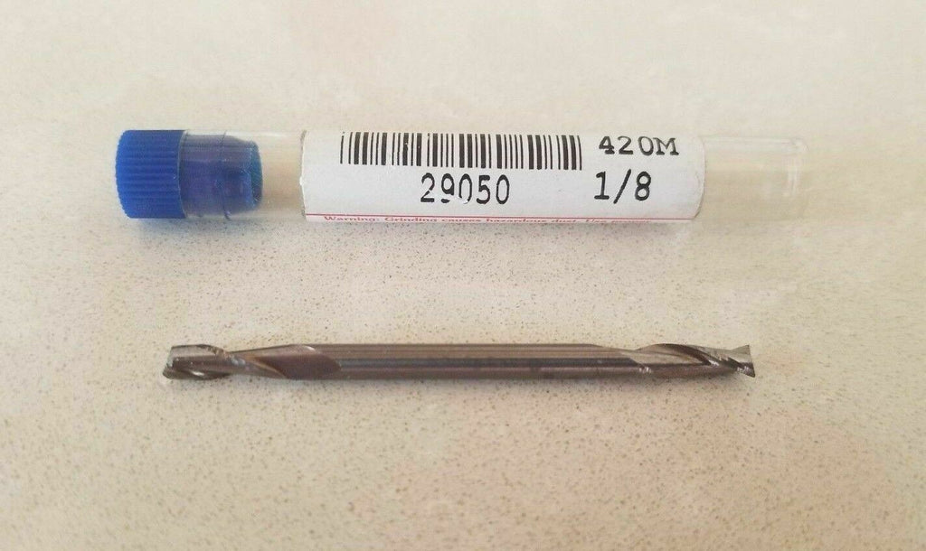 GARR Tool 420M 1/8" End Mill Carbide EDP # 29050 2 FL Double Ended New