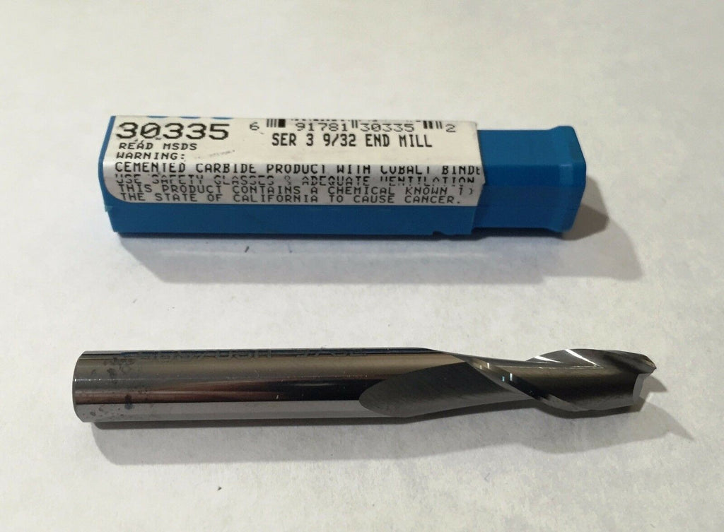 SGS 30335 SER 3 9/32 End Mill 2 FLT Square End General Purpose Made in USA