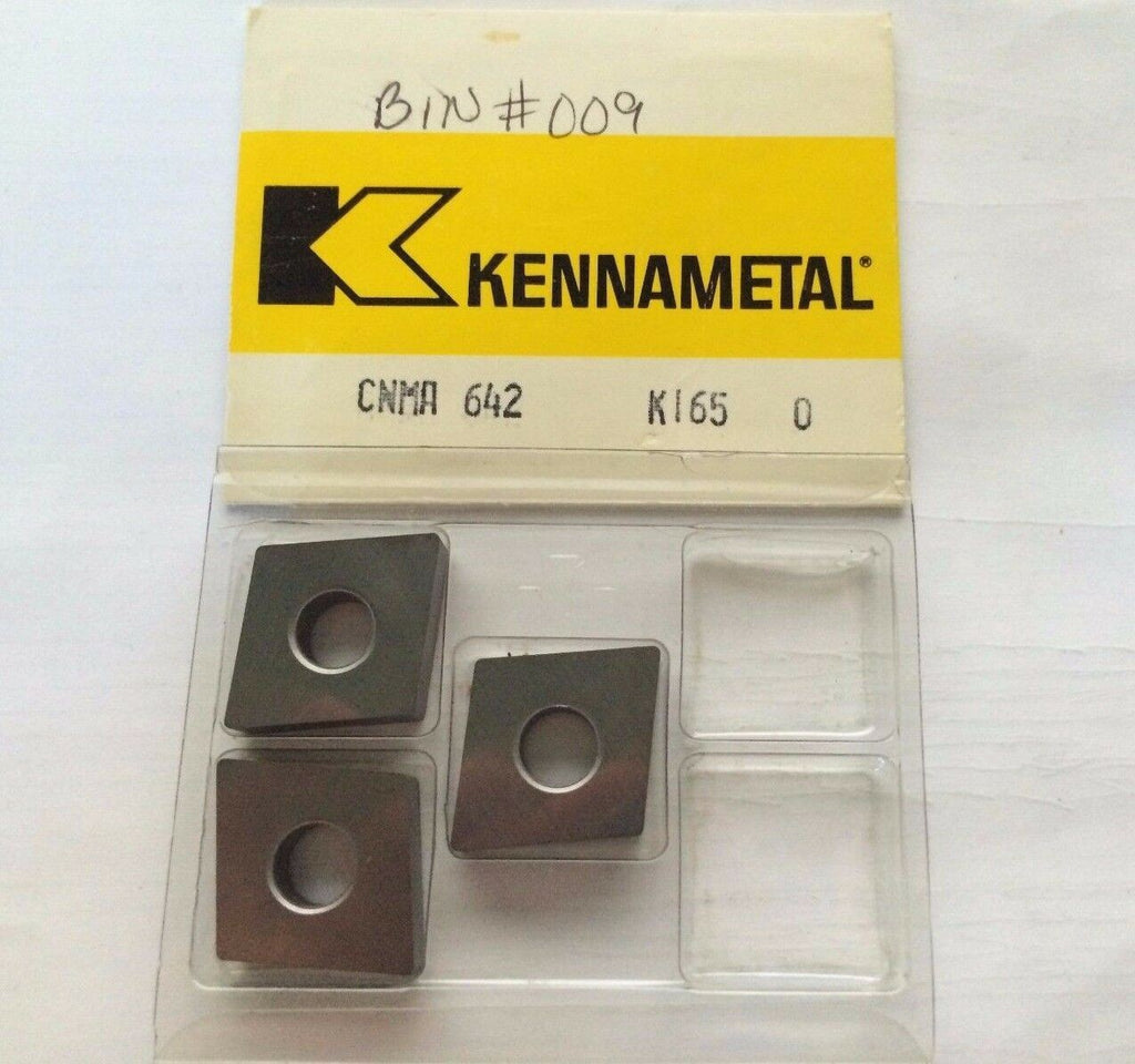 3 Pcs Kennametal CNMA 642 K 165 Lathe Carbide Inserts Metal Cutting Tools New