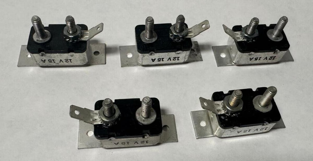 15 AMP AUTO-RESET CIRCUIT BREAKER 15A ELECTRIC WIRING SWITCH CAR TRUCK 12 V 12V