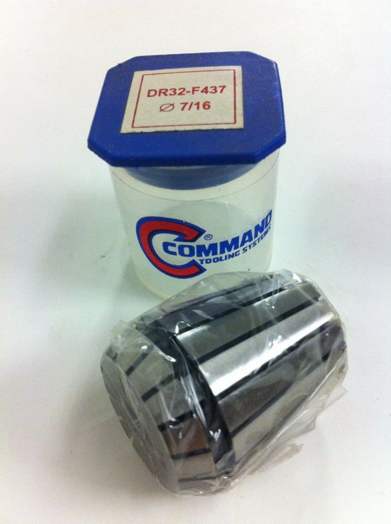 Command Tooling Systems ER32 DR32 F437 7/16 inch / 10.1-11.1 mm Collet Mill New