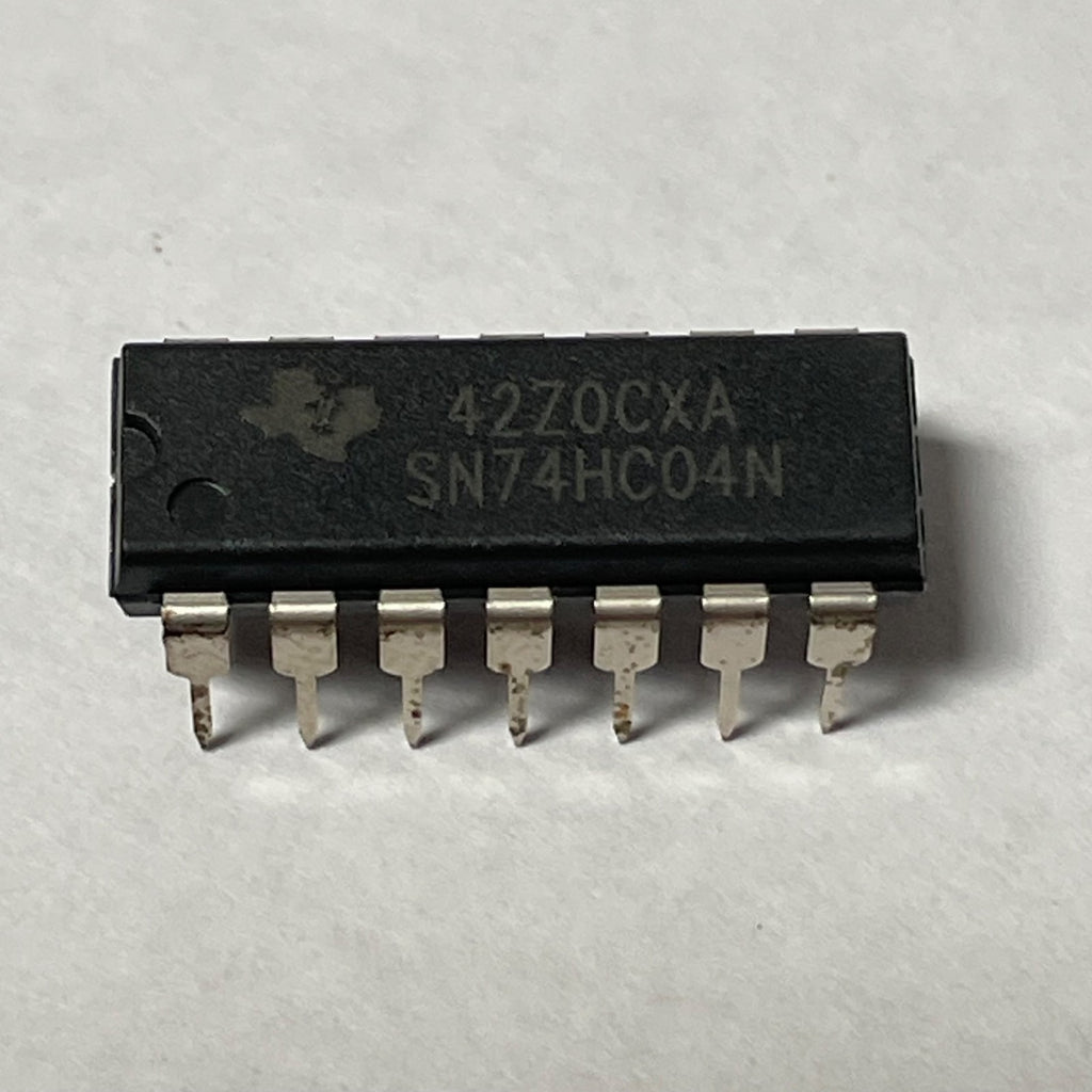 Lot of 175 Texas Instruments SN74HC04N IC INVERTER 6CH 1-INP 14DIP 46430-01