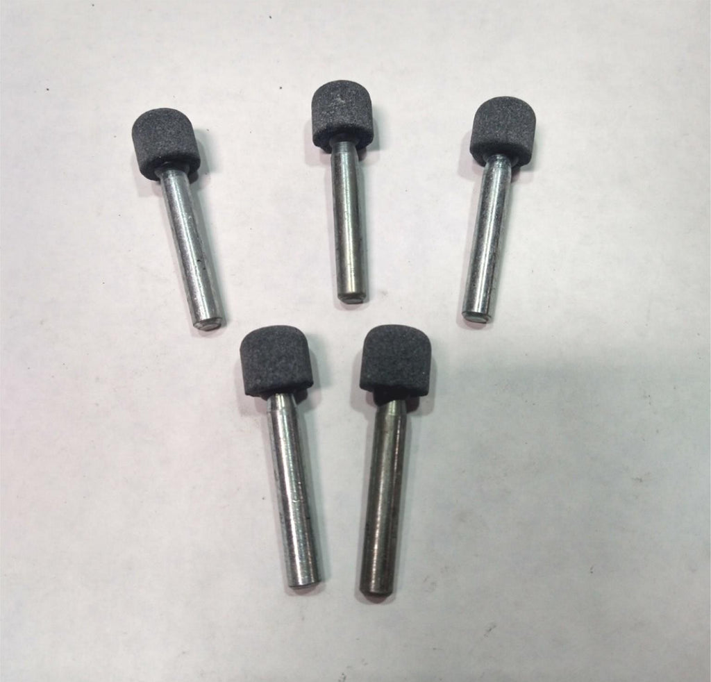 9/16x1/2/x1/4 Abrasive Stone Ball Cylindrical Mount Grinding B90 P60 USA 5Pcs