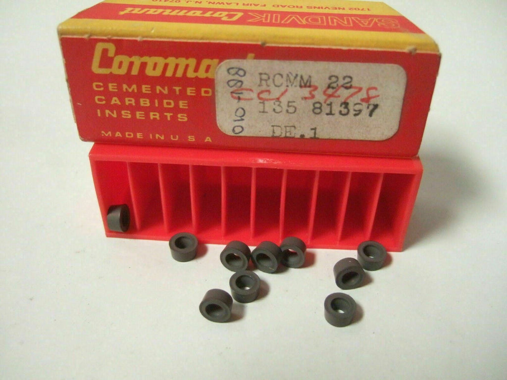 SANDVIK Coromant RCMM 22 135 81397 Lathe Carbide Inserts 10 Pcs New