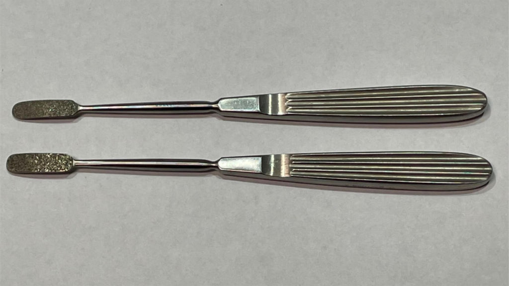 Lot of 4 Curved Diamond Bone Rasp V. Mueller B4 RH 2000-4 M / A5 RH 2000-6 C