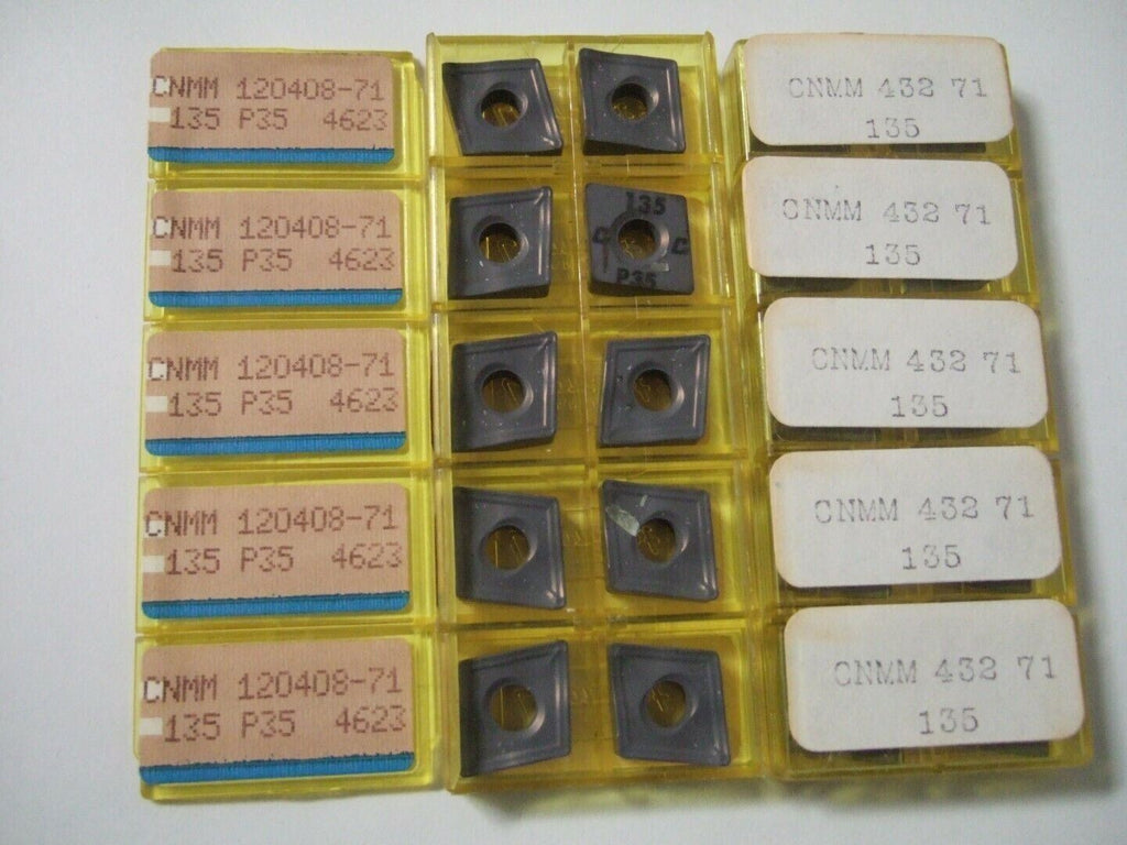 10 SANDVIK Coromant CNMM 432 71 135 P35 120408 Carbide Insert Lathe Mill Turning