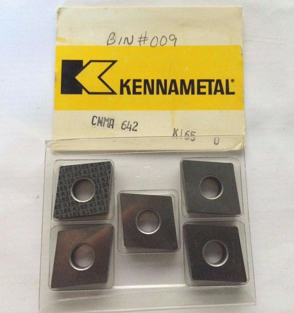 5 Pcs Kennametal CNMA 642 K165 Lathe Carbide Inserts Metal Cutting Tools New