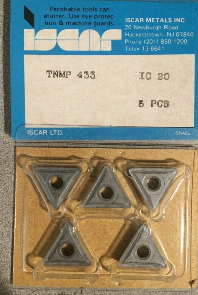 10 Pcs Iscar TNMP 433 IC 20 Carbide Inserts Lathe Mill Turning Tool