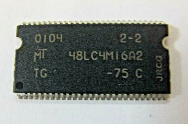 New Lot of 10 Micron Technology MT48LC4M16A2TG-75 64Mb SDRAM Component IC