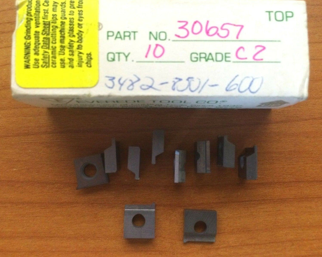 10 Pcs EVEREDE TOOL 3482 8501 600 C2 30657 Lathe Carbide Inserts Cutting Tools