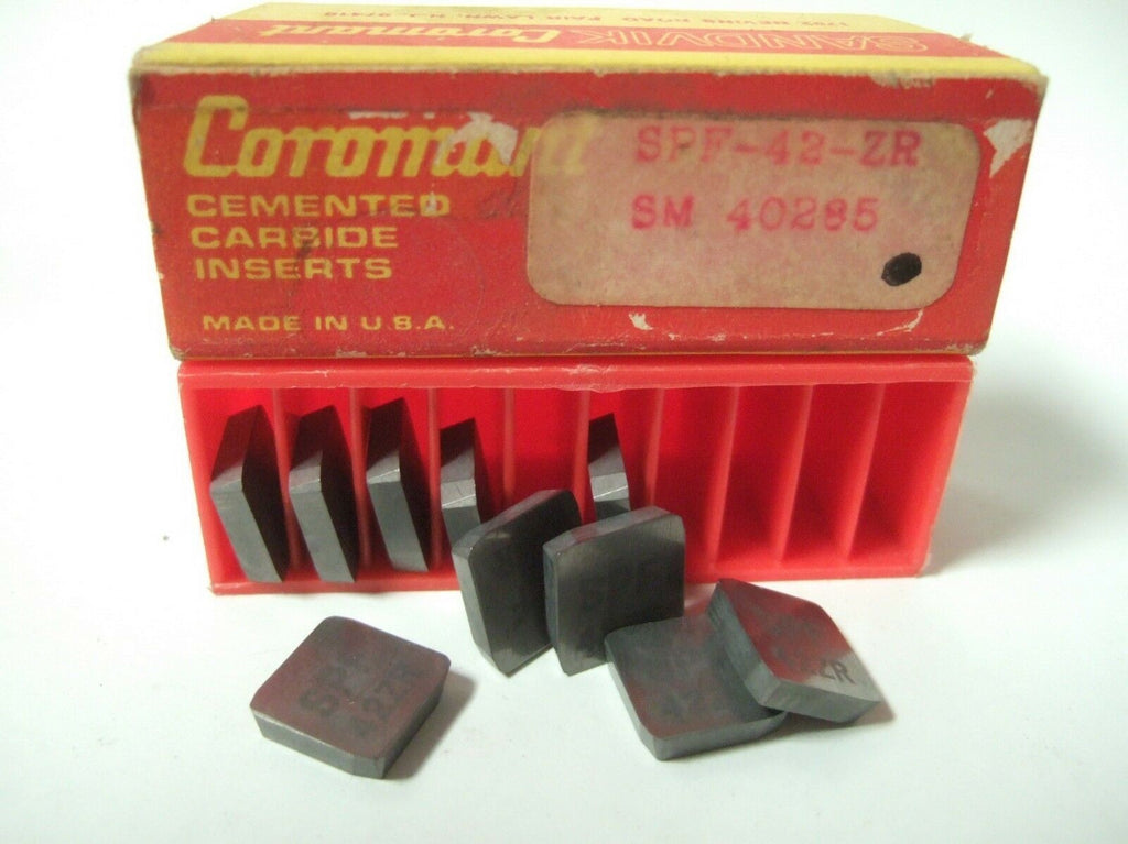 SANDVIK Coromant SPF 42 ZR SM 40285 Lathe Mill Carbide Inserts 10 Pcs New