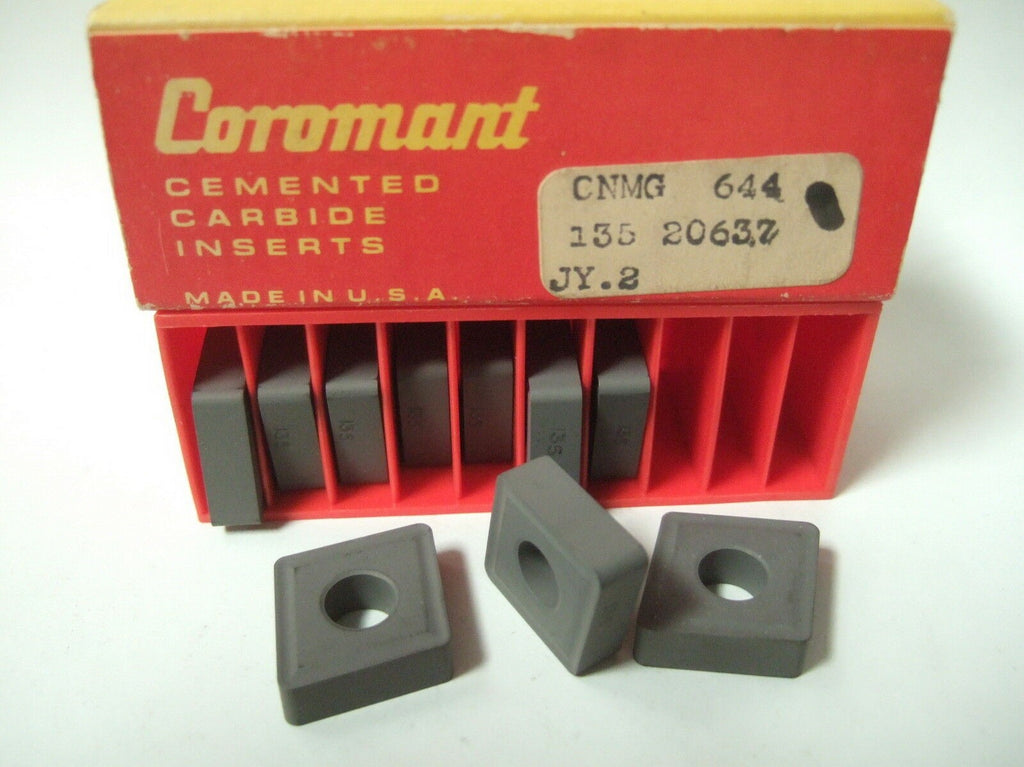 SANDVIK Coromant CNMG 644 135 20637 Lathe Carbide Inserts 10 Pcs New