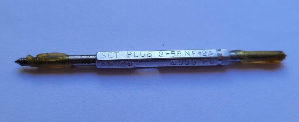 3-56 NF-2A Hemco GO & NO GO Thread Plug Gage GO P.D. .0867  & NOGO .0845