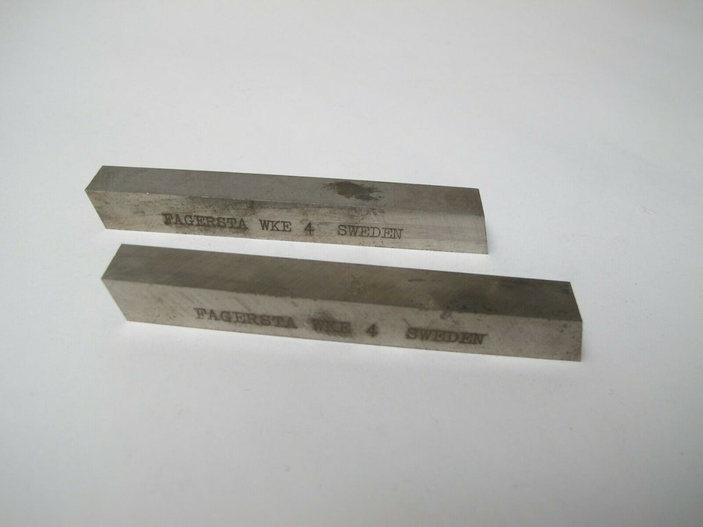 Fagersta 7/16 x 7/16 x 3-1/2 Square Lathe Tool Cutting HSS Bits WKE 4 High Speed