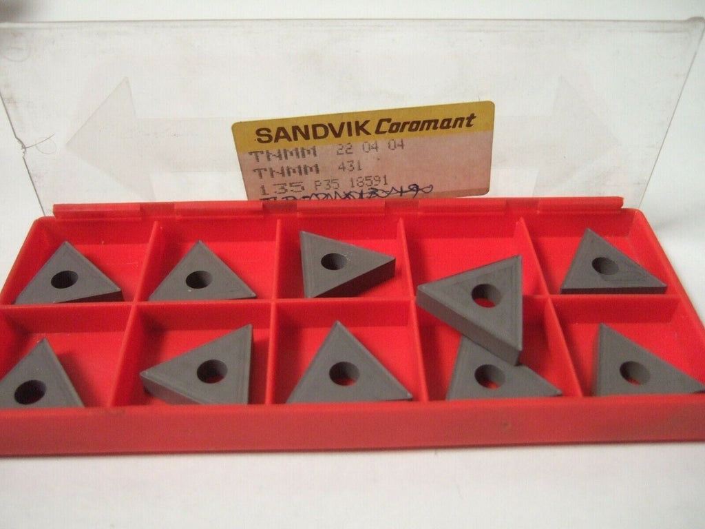 10 Pcs SANDVIK Coromant TNMM 431 135 P35 Carbide Inserts Lathe Mill Turning Tool
